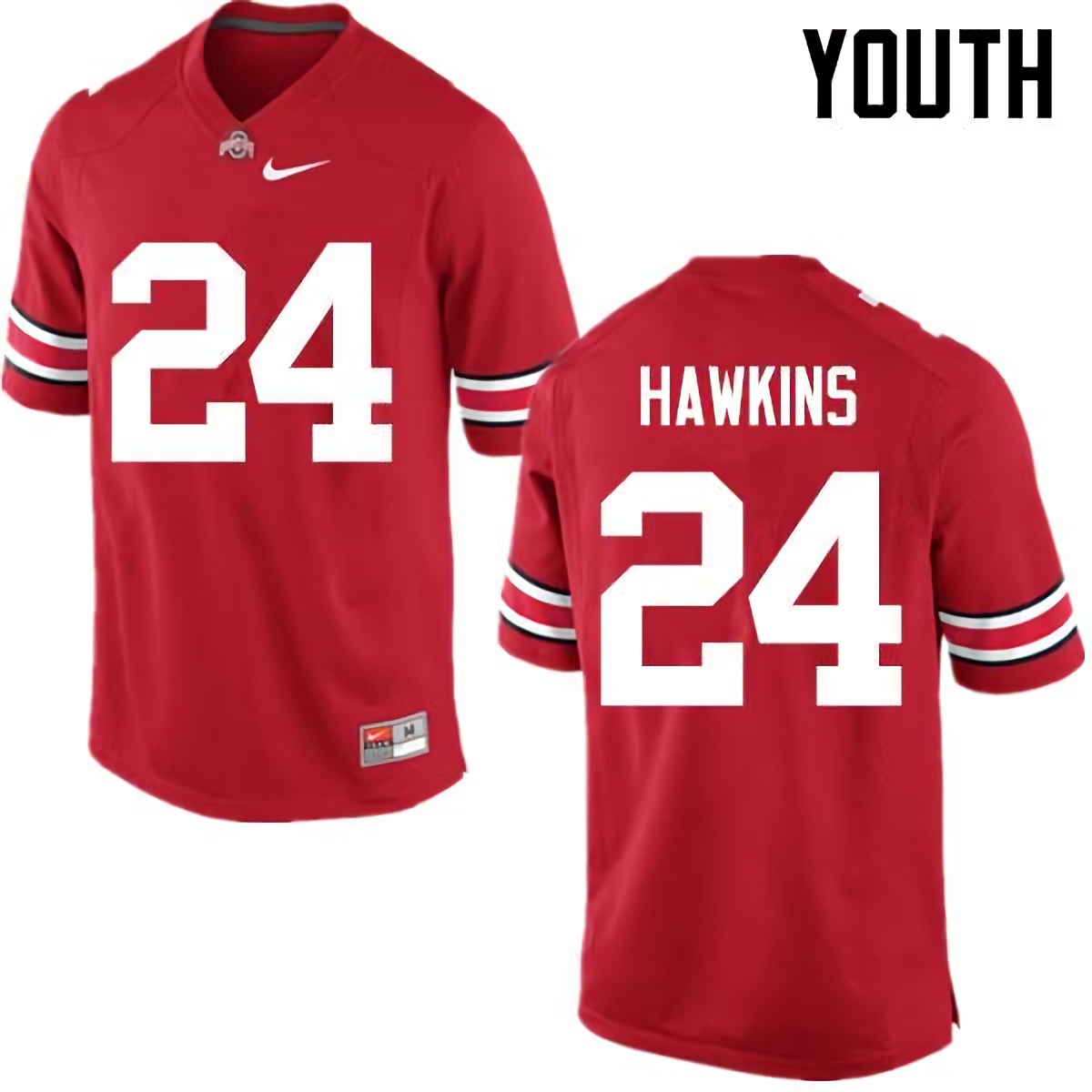Kierre Hawkins Ohio State Buckeyes Youth NCAA #24 Nike Red College Stitched Football Jersey PMY2656US